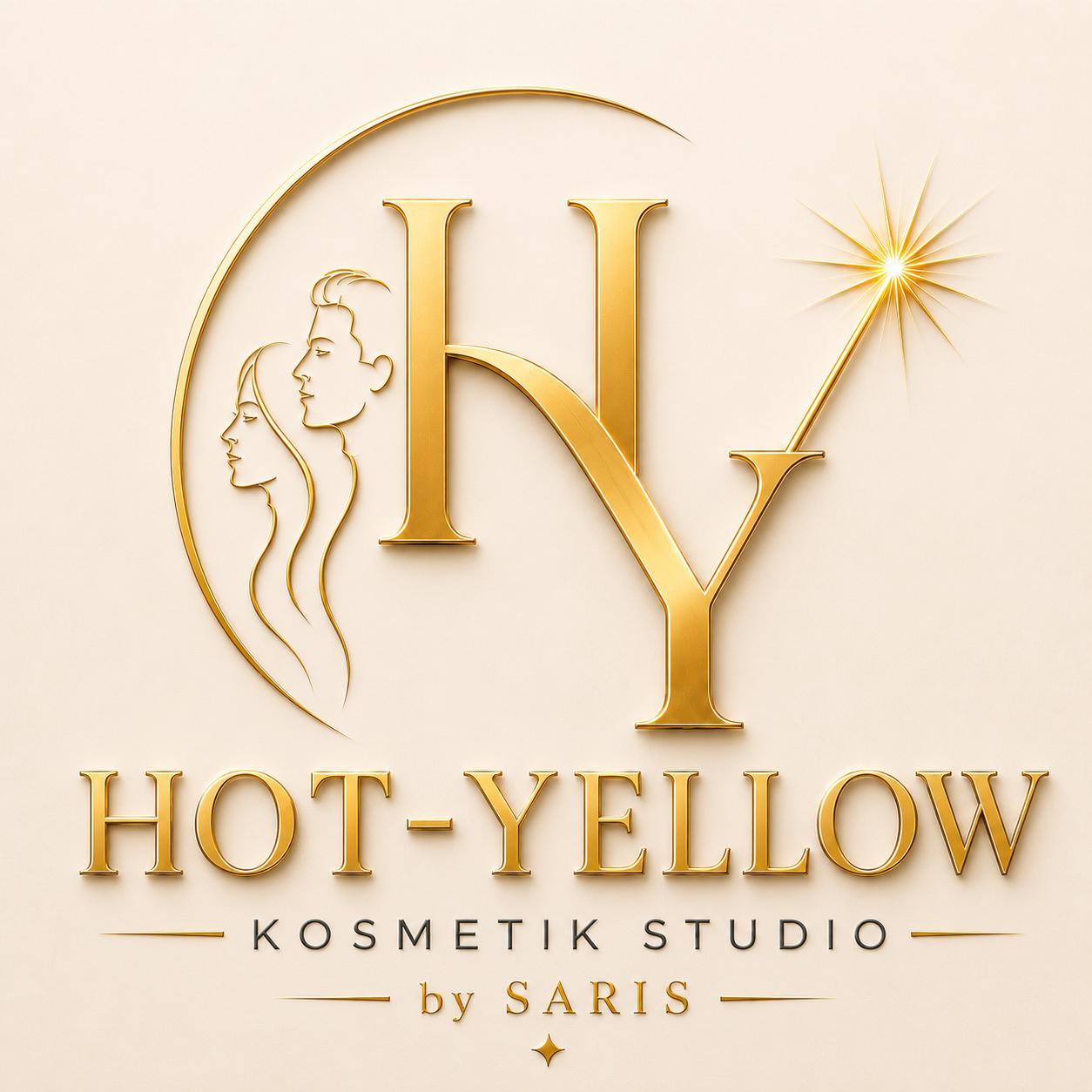 Hot Yellow Kosmetik Studio Logo